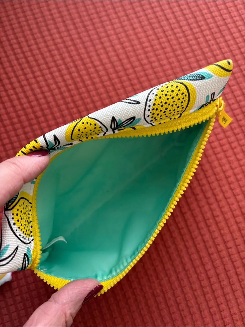 🍋 (3) Lemon/Citrus Fruits Cosmetics Bags